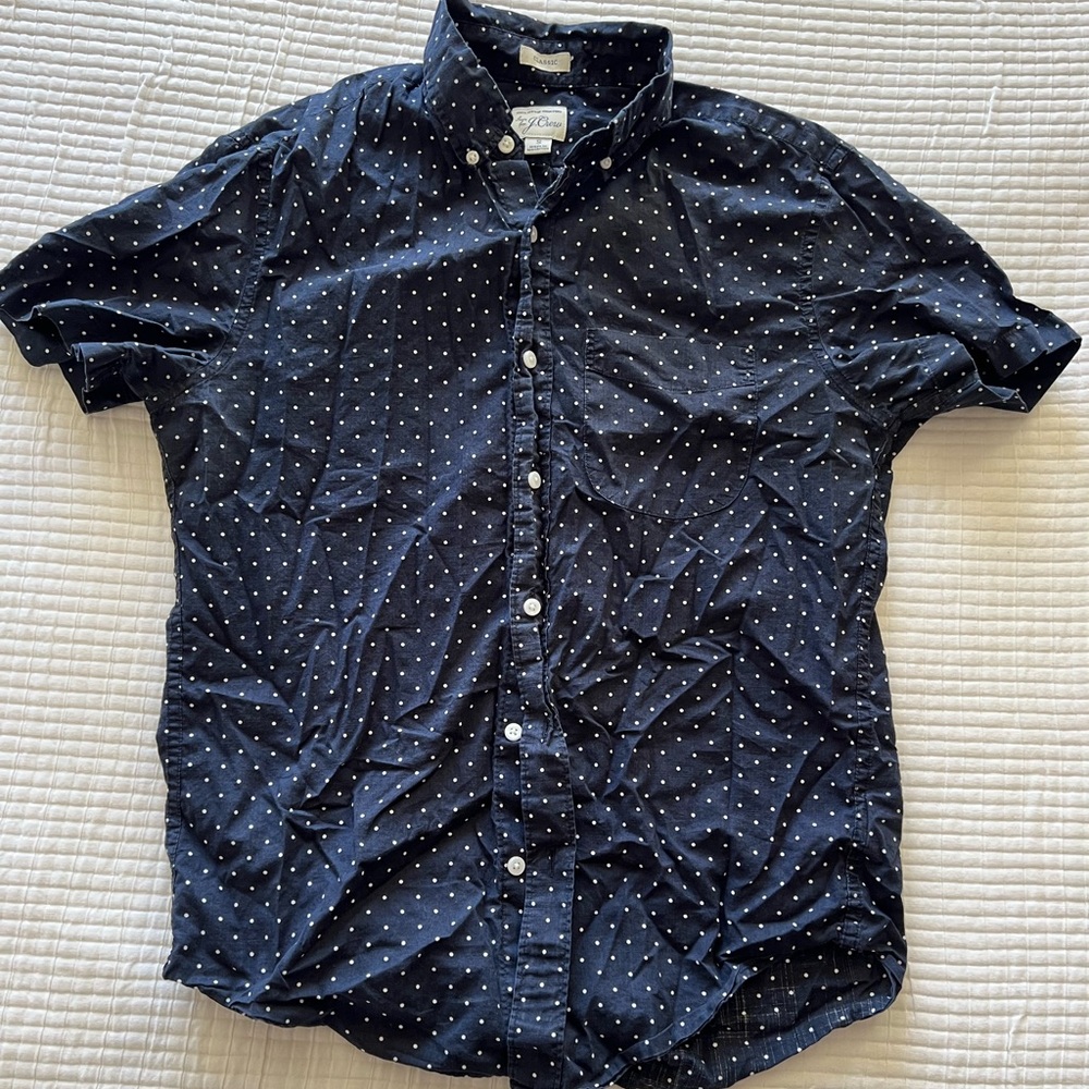 Men’s J Crew Short Sleeve Button Down Shirt